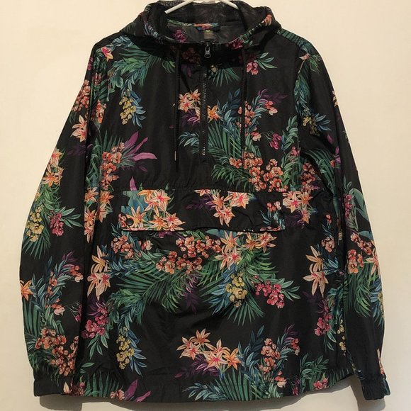 Xersion Jackets & Blazers - Xersion Tropical Workout Windbreaker | sz L